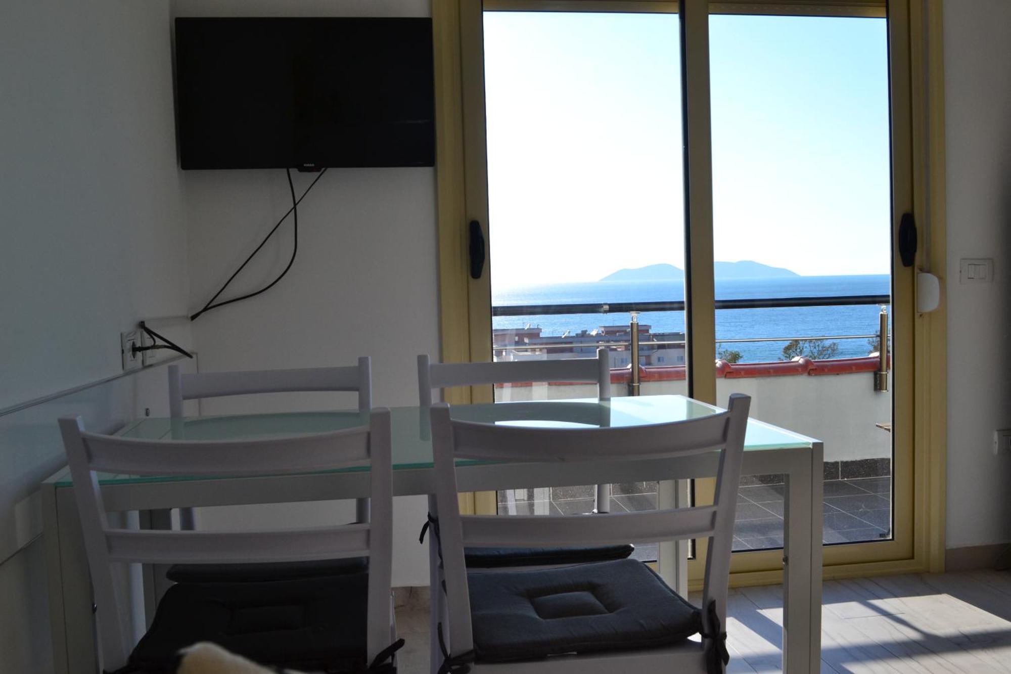 Seaview Penthouse Terrace & Garage Apartment Vlore Ngoại thất bức ảnh
